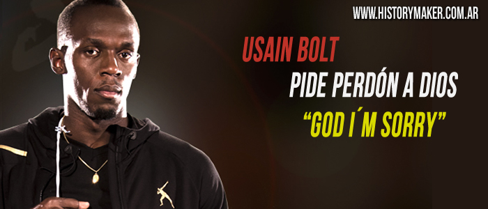 Usain Bolt pide perdón a Dios